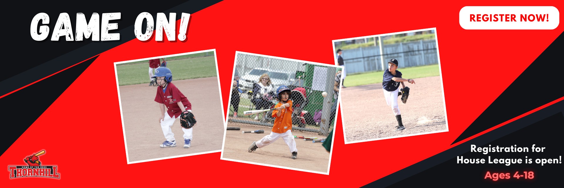 House League Banner - Register Now